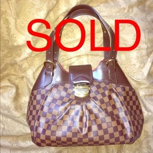 Authentic Louis Vuitton Damier Sistina GM bag