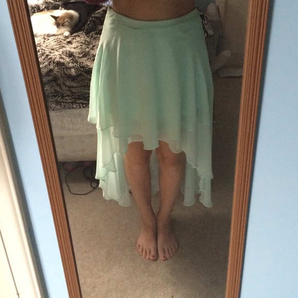 Chiffon High-Low skirt - Picture 3 of 4