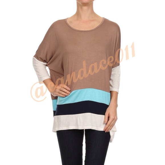 Dolman Sleeved Colorblock Tunic Top 💠HP!!!💠 - Picture 2 of 4