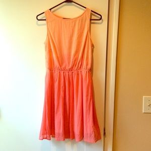 Adorable  Pink Ombré Cocktail Dress