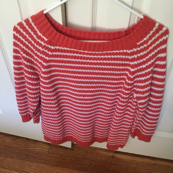 Lands End Stripe Sweater