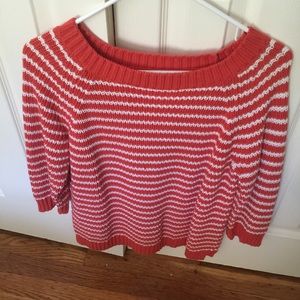 Lands End Stripe Sweater