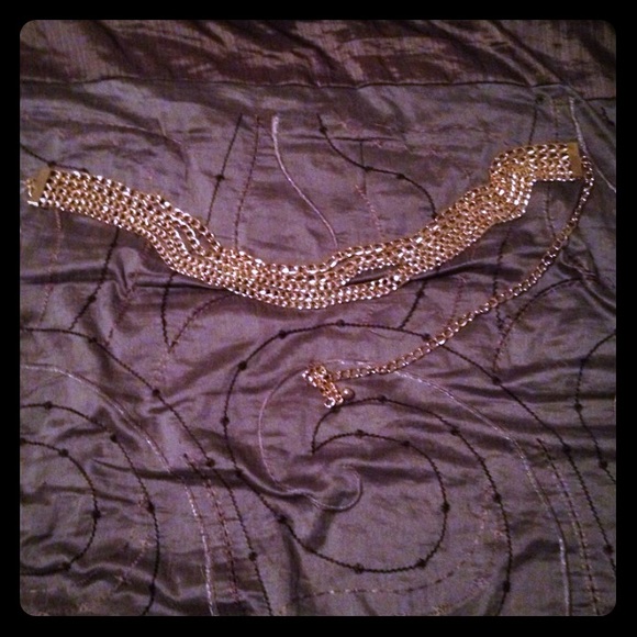 Gold chain belt 😍