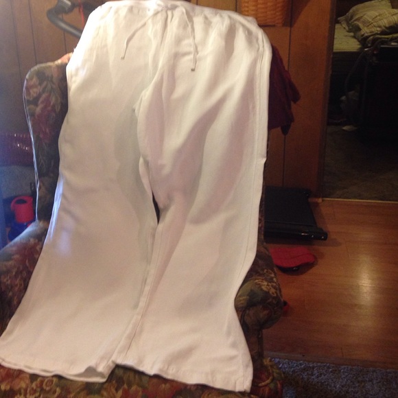 Lane Bryant white pants