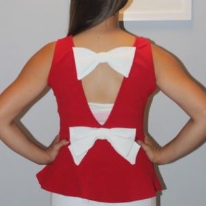 Bow back Peplum NEW
