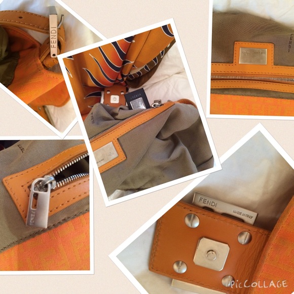 Orange FENDI Baguette Bag - Picture 4 of 4