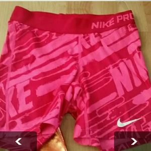 Nike pink shorts