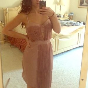 ASOS  fringe bralette dress !