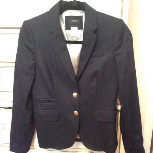 J. Crew BOYS' GOLD-BUTTON BLAZER