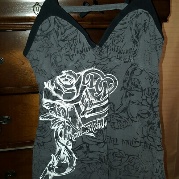 Metal Mulisha mini dress