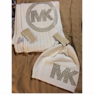 Michael Kors Hat and Scarf Set