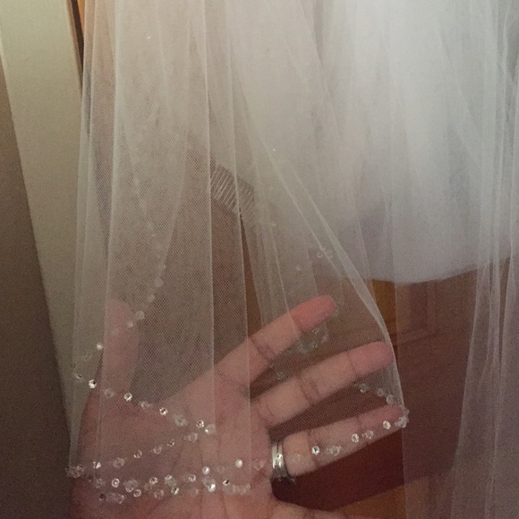 Ivory cathedral veil