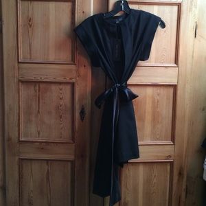 Rachel Zoe Sleeveless Tunic w/Silk Tie Waist, sz P