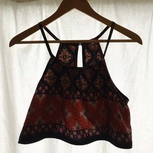 Open-Back Crop Top