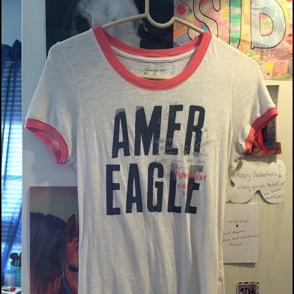 Cream American Eagle Top