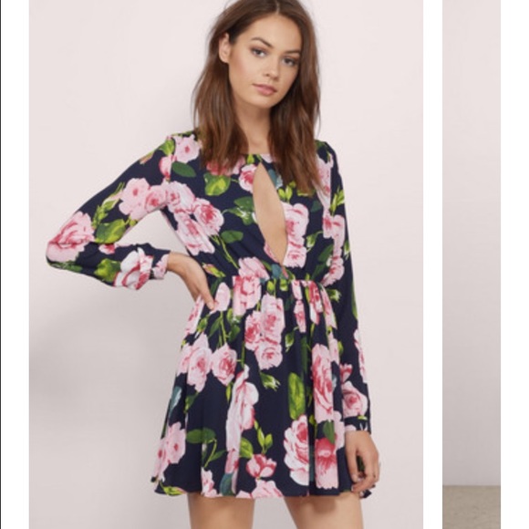 ONE DAY SALE!! Navy Floral Dress