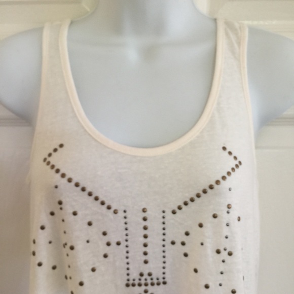 Embellished loose tank