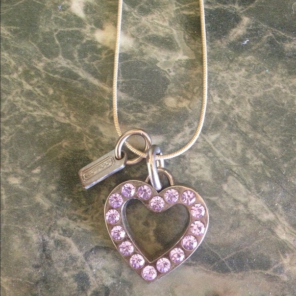 Unique coach sterling necklace