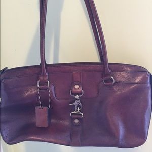 Brown Faux Leather Purse
