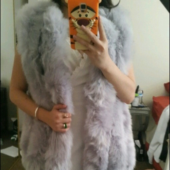 Fur gile jacket free size