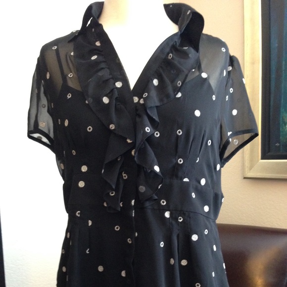 Ann Taylor Polka dot Blouse.
