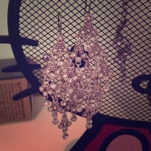 Long dangly earrings