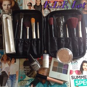17 Piece ELF Makeup & Brush Lot