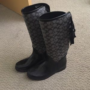 Coach tristee rain boots