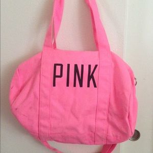 Pink Victoria's Secret bag