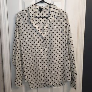 Jcrew factory L women's popover