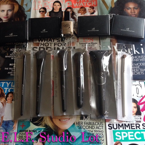 ELF Studio 10 Piece Makeup & Brush Lot