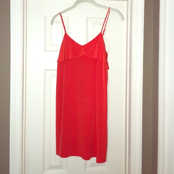 Red/coral Tibi dress