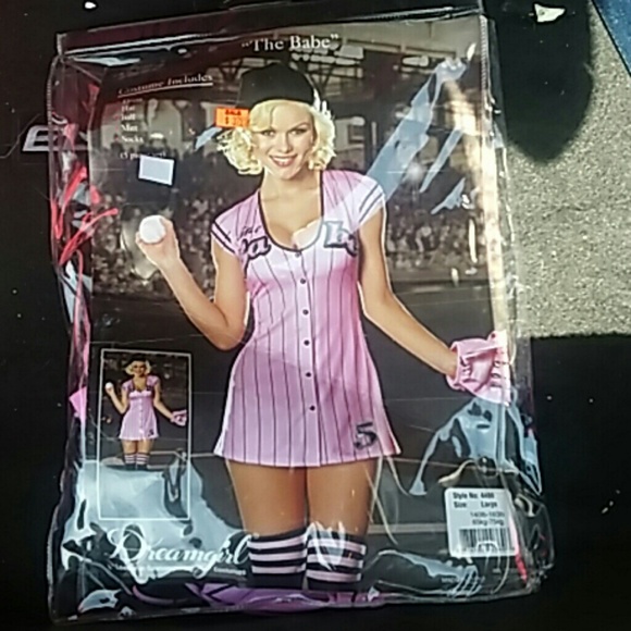 Halloween costume  woman baseball costume