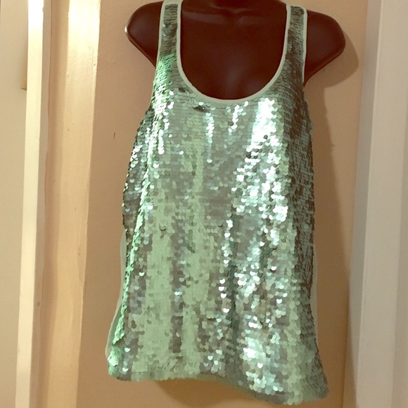 Sequin tank top
