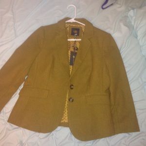 Brown/mustard blazer