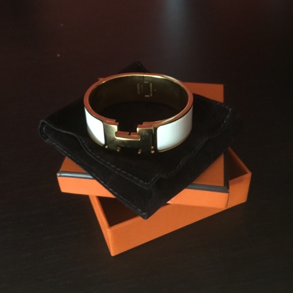 Sold Clic Clac H Hermes bracelet - Picture 2 of 4