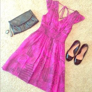 Armani Exchange Fuschia Dress