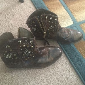 Ankle cowboy boots