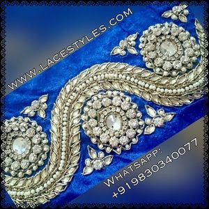 Handmade zardosi lace