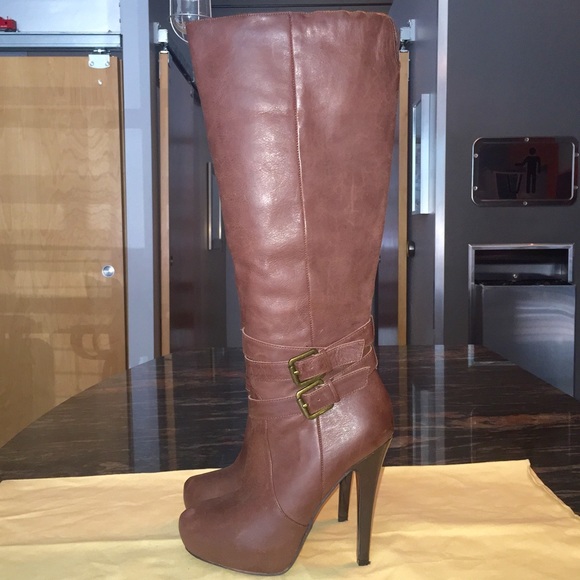 ALDO Brown Knee-high Boots