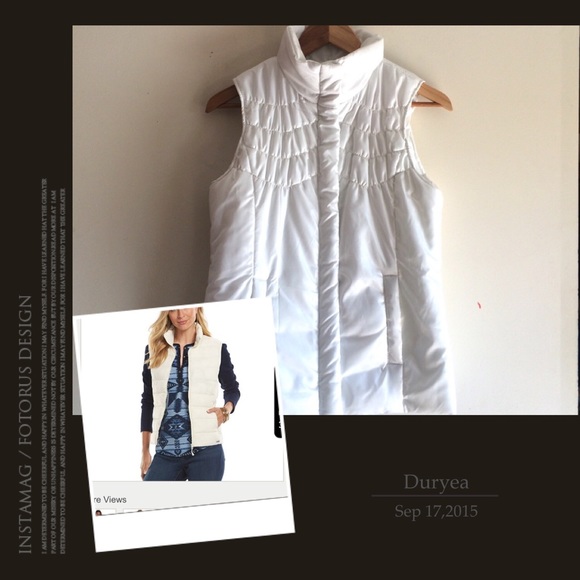 IZOD Jackets & Blazers - Izod White a Puffer Vest