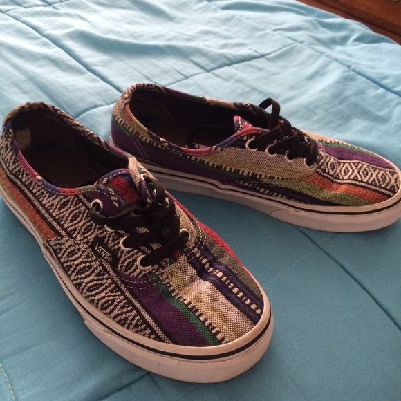 Aztec print vans