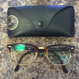 Ray•Ban gold framed reading glasses