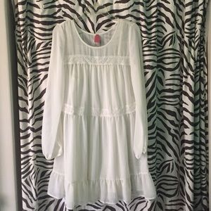 white dress