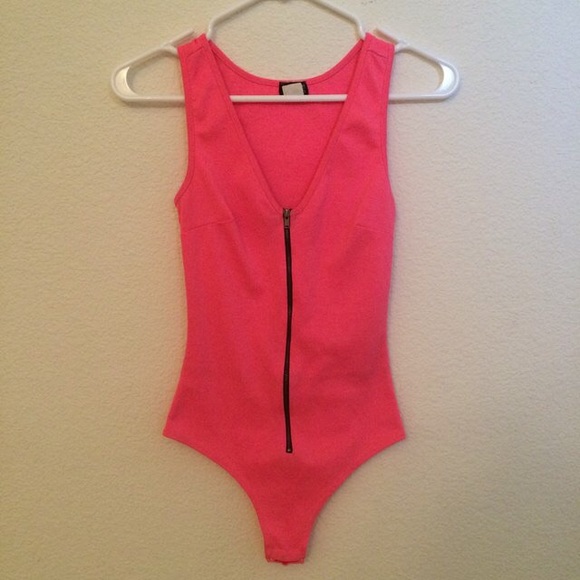 Pink bodysuit