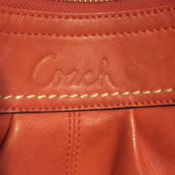 Rust Color Coach Handbag - Picture 2 of 3