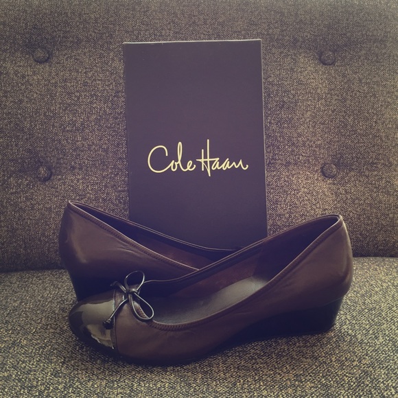 Brown Cole Haan wedge