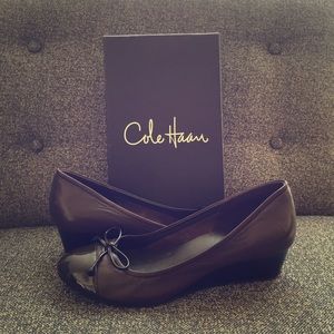 Brown Cole Haan wedge