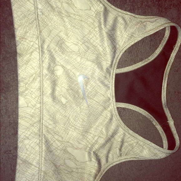 Nike sports bra, grey storm color