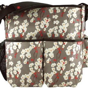 Skip Hop Duo Diaper Bag in Cherry Blossom